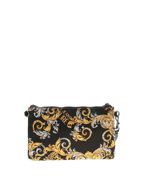 versace black clutch bag|versace jeans clutch bags.